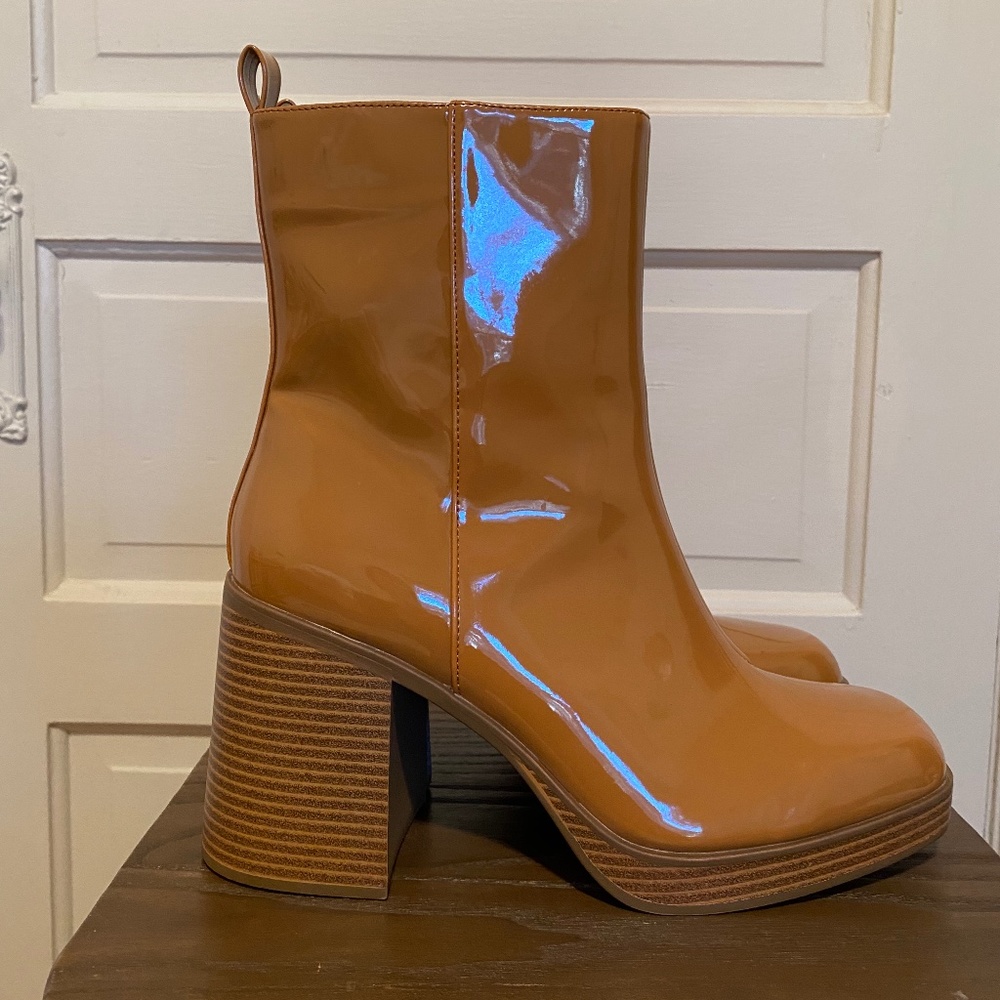 Milli Platform Block Heel Bootie